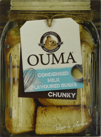 Ouma Condensed Milk Flavoured Rusks 500g by Ouma 500 GM